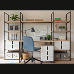 Muebles a medida. Oficina.